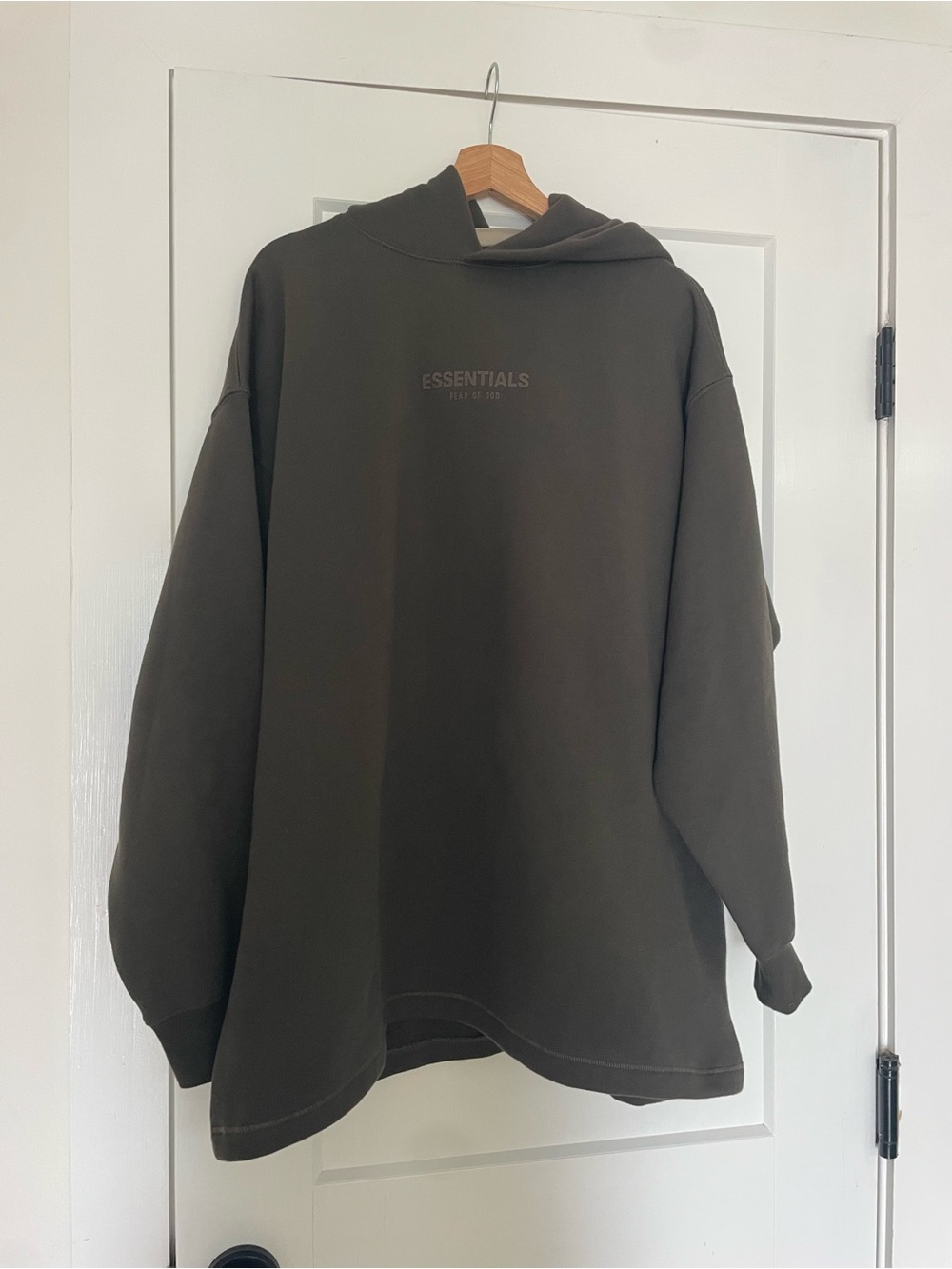 Fear of God ESSENTIALS Hoodie - Dark Olive